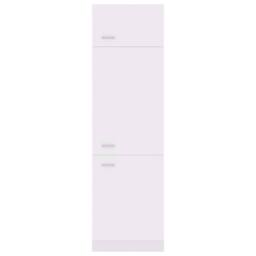 Berkfield Home Refrigerator Cabinet White 60x57x207 cm Engineered Wood - Size: 60 x 57 x 207 cm - thumbnail 5