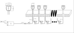 Netlighting 10 x 0.2w Warm White LED Kit 3000K 230V IP65 2.2W in Grey - thumbnail 2