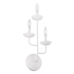 Netlighting Feiss Annie Candle Wall Lamp Plaster White - thumbnail 1