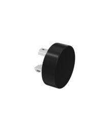 New Edge Blinds 28mm Styleline Gliding Curtain Pole Set with Stud End - Black - Size: 170 cm - thumbnail 4