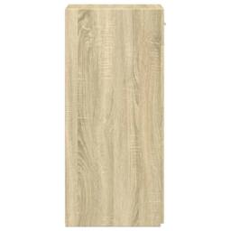 Berkfield Home Sideboard Sonoma Oak 40x42.5x93 cm Engineered Wood in Light Tan - thumbnail 5