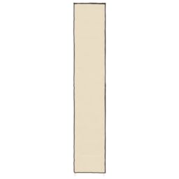 Berkfield Home Shoe Cabinet Cream 60x30x166 cm Fabric in Beige - Size: 60 x 30 x 166 cm - thumbnail 5