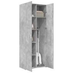 Berkfield Home Highboard Concrete Grey 70x42.5x185 cm Engineered Wood - thumbnail 3