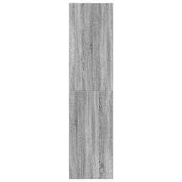 Berkfield Home Wardrobe Grey Sonoma 30x50x200 cm Engineered Wood - Size: 30 x 50 x 200 cm - thumbnail 5