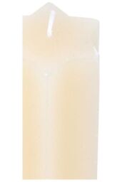KDMD Cream Starry Night Star Shaped Taper Candle in White - thumbnail 4
