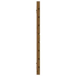 Berkfield Home Wall Headboard Honey Brown 146x3x63 cm Solid Wood Pine - Size: 146 x 3 x 63 cm - thumbnail 5