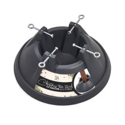 Pelle & Sol Manual Christmas Tree Stand with 0.5-Gallon Water Reservoir - Grey - thumbnail 1