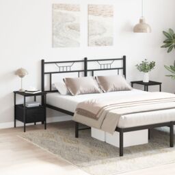 Berkfield Home Bedside Cabinets 2 pcs Black Oak 34x36x50 cm Engineered Wood - Size: 34 x 36 x 50 cm - thumbnail 1