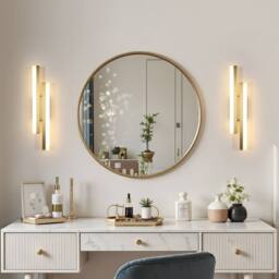 COMELY Indoor Wall Lights, 16W Wall Lights Modern for Living Room, 40cm in Gold - thumbnail 9