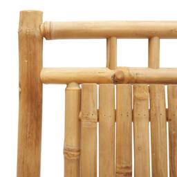 Berkfield Home 3 Piece Bistro Set Bamboo in Brown - thumbnail 9