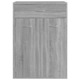 Berkfield Home Shoe Cabinet Grey Sonoma 60x35x84 cm Engineered Wood - Size: 60 x 35 x 84 cm - thumbnail 6