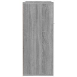 Berkfield Home Shoe Cabinet Grey Sonoma 60x35x84 cm Engineered Wood - Size: 60 x 35 x 84 cm - thumbnail 7