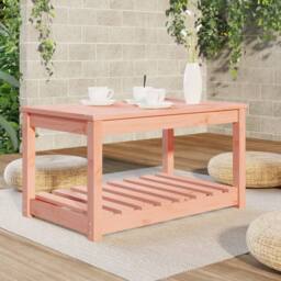 Berkfield Home Garden Table 82.5x50.5x45 cm Solid Wood Douglas in Light Tan - thumbnail 2