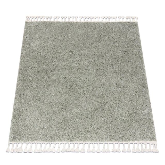 RugsX Berber Rug in Green - Size: 160 cm x 160 cm - image 1