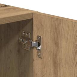 Berkfield Home TV Cabinet Artisian Oak 180x31.5x40 cm Engineered Wood in Brown - thumbnail 8