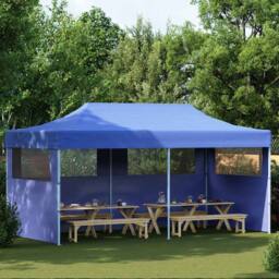 Berkfield Home Blue Foldable Pop-up Party Tent 3 x 6 m - thumbnail 2