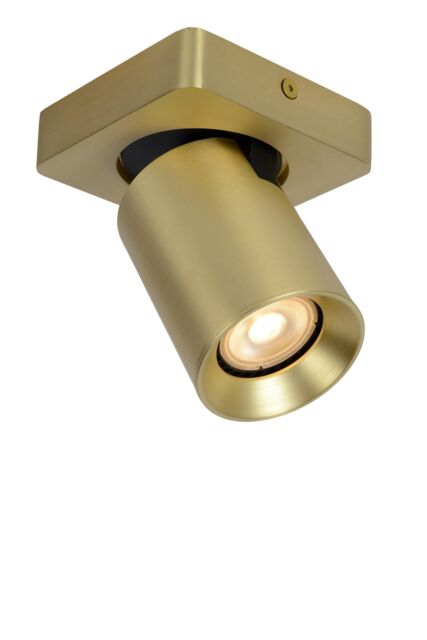 Lucide 'NIGEL' Dimmable Stylish Decorative Indoor LED Ceiling Spotlight GU10 in Gold - image 1