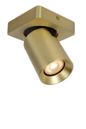 Lucide 'NIGEL' Dimmable Stylish Decorative Indoor LED Ceiling Spotlight GU10 in Gold