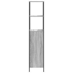 Berkfield Home Durable Bathroom Cabinet with Shelves Grey Sonoma 36x35x165 cm - Size: 36 x 35 x 165 cm - thumbnail 7