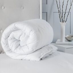 Snug City Dual Layer Mattress Topper Air Flow Hypo Allergenic Soft Touch Bedding in White - Size: Single - thumbnail 2