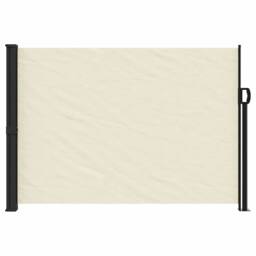 Berkfield Home Retractable Side Awning Cream 140x500 cm - thumbnail 1