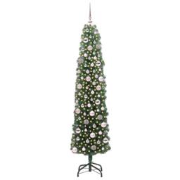 Berkfield Home Artificial Christmas Tree with 300 LEDs with Stand Green 180 cm - thumbnail 2