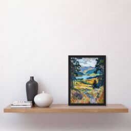 Artery8 Loch Lomond Scottish Landscape Nature Lover Framed Art Print - Size: A4 - thumbnail 4