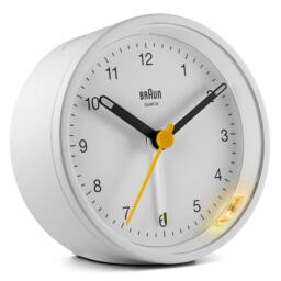 Braun Classic Analogue Alarm Clock in White - thumbnail 2