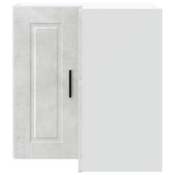 "Berkfield Home Kitchen Wall Corner Cabinet ""Porto"" Concrete Grey Engineered Wood" - thumbnail 4