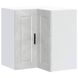 "Berkfield Home Kitchen Wall Corner Cabinet ""Porto"" Concrete Grey Engineered Wood" - thumbnail 3
