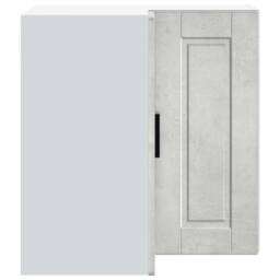 "Berkfield Home Kitchen Wall Corner Cabinet ""Porto"" Concrete Grey Engineered Wood" - thumbnail 6
