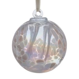 Sienna Glass Engagement Gift Spirit Ball White - thumbnail 3