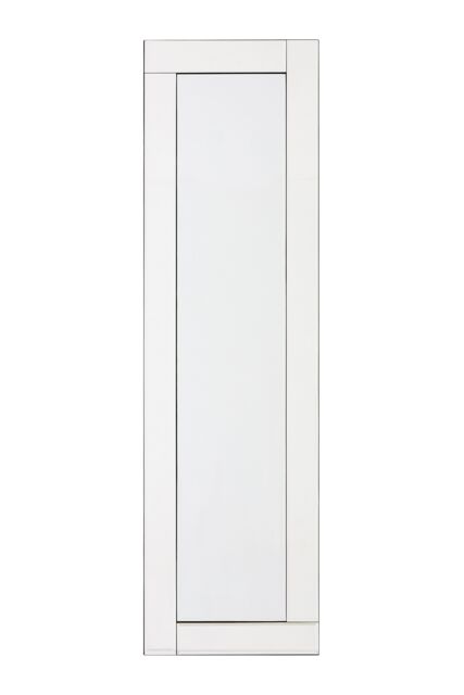 Orsina Milania Floorstanding Black Velvet Mirror in Clear - image 1