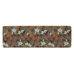 Benjamin Tate Design Selection Of Flowers Runner Rug in Natural - Size: 67 cm x 230 cm - thumbnail 1