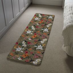 Benjamin Tate Design Selection Of Flowers Runner Rug in Natural - Size: 67 cm x 230 cm - thumbnail 4