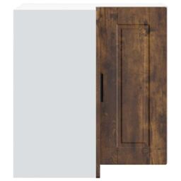 "Berkfield Home Kitchen Wall Corner Cabinet ""Porto"" Smoked Oak Engineered Wood in Brown" - thumbnail 6