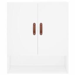 Berkfield Home Wall Cabinet White 60x31x70 cm Engineered Wood - Size: 60 x 31 x 70 cm - thumbnail 5
