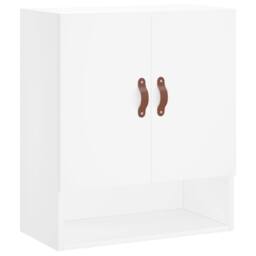 Berkfield Home Wall Cabinet White 60x31x70 cm Engineered Wood - Size: 60 x 31 x 70 cm - thumbnail 3