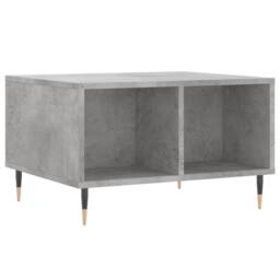 Berkfield Home Modern Coffee Table Concrete Grey 60x50x36.5 cm Engineered Wood - thumbnail 3