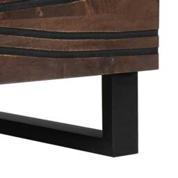 Berkfield Home Coffee Table 80 x 50 x 40 cm - Solid Mango Wood & Engineered Wood in Brown - thumbnail 7