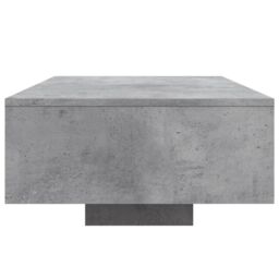Berkfield Home Coffee Table with LED Lights Concrete Grey 85x55x31 cm - Size: 85 x 55 x 31 cm - thumbnail 6