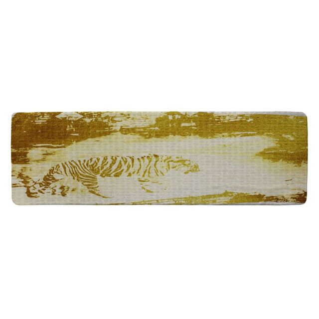 Benjamin Tate Design Golden Tiger Search Runner Rug in Natural - Size: 67 cm x 230 cm - image 1