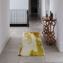 Benjamin Tate Design Golden Tiger Search Runner Rug in Natural - Size: 67 cm x 230 cm - thumbnail 3