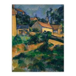 Artery8 Paul Cezanne Framed Wall Art Print Turning Road at Montgeroult - Size: A4 - thumbnail 3