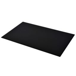 Berkfield Home Table Top Tempered Glass Rectangular 1200x650 mm in Black - thumbnail 2