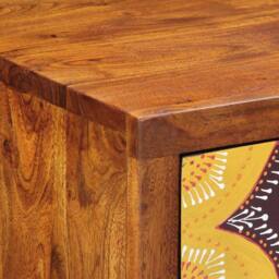 Berkfield Home Telephone Stand Honey Brown 40x35x75 cm Solid Wood Acacia - Size: 40 x 35 x 75 cm - thumbnail 8