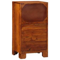 Berkfield Home Telephone Stand Honey Brown 40x35x75 cm Solid Wood Acacia - Size: 40 x 35 x 75 cm - thumbnail 7