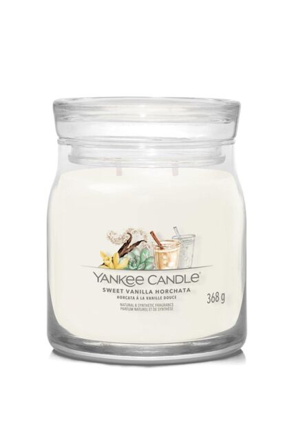 Yankee Candle Signature medium jar sweet vanilla horchata - image 1