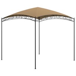 Berkfield Home Gazebo 3x3x2.65 m Taupe 180 g/m ² in Beige - thumbnail 1