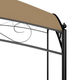 Berkfield Home Gazebo 3x3x2.65 m Taupe 180 g/m ² in Beige - thumbnail 4